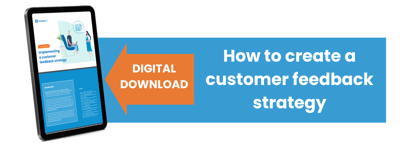 Download our free customer feedback strategy guide